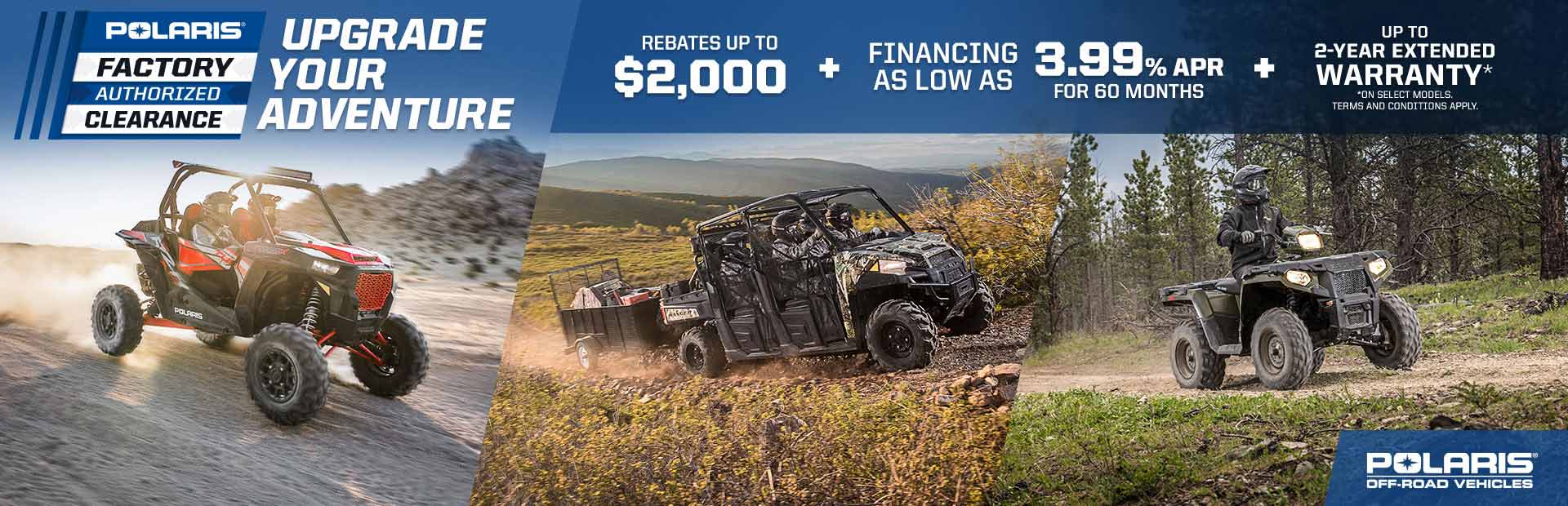 Polaris Industries: Polaris Factory Authorized Clearance Sales Event